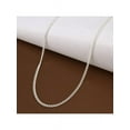 thumbnail image 4 of Women Sterling Silver Fine Curb Chain Necklace Ladies Neck 16/18/20/22/24 Decor, 4 of 5