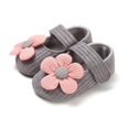 thumbnail image 1 of Zapatos De Bebé Recién Nacido Niñas Lazo-Nudo Lindo Antideslizante Niño Suela Suave Princesa Para Bautizo 0-18 Meses, 1 of 4