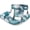 Green, variant on Pool Float Chair for Adults, Inflatable Pool Lounge, Plant Pattern Floating Mat, Hammock, Blow-Up Water Chair, Maple Leaf Design, Perfect for Parties, Summer Fun on the Water, Beach-Themed Design