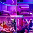 thumbnail image 2 of Led Strip Lights,5m 300LED Light Strips with App Control Remote,5050 RGB Led Lights for Bedroom, Music Sync Color Changing Lights for Room Party, 2 of 7