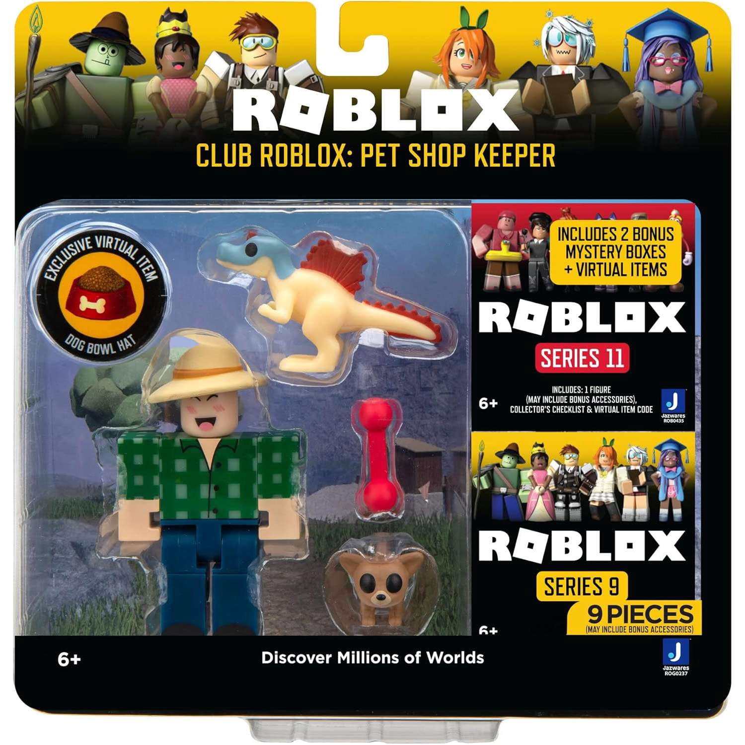 Roblox Series 9 Iconic Celebrity Collection Pack [BLACK], 1 RANDOM