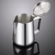 thumbnail image 2 of EeaseMX 1 taza de leche espesa de 600 ml, resistente al polvo, con tapa (plateada), 2 of 7