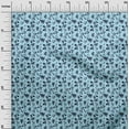 thumbnail image 3 of oneOone Cotton Cambric Light Blue Fabric Florals Quilting Supplies Print Sewing Fabric By The Yard 56 Inch Wide, 3 of 4