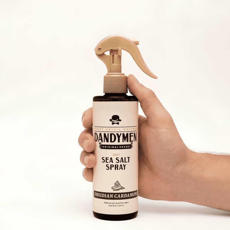 DANDYMEN COLLECTION Light Hold Sea Salt Spray 8.45 fl oz Obsidian