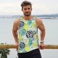 thumbnail image 6 of KLL Shell Clam Print Men's Muscle Gym Workout Stringer Tank Tops Bodybuilding Fitness T-Shirts Tank Tops Men-4X-Large, 6 of 7