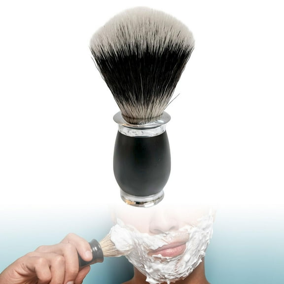 DOLITY Men Shaving Brush Fast Lather Travel Nylon s Handmade Personal Shaving black