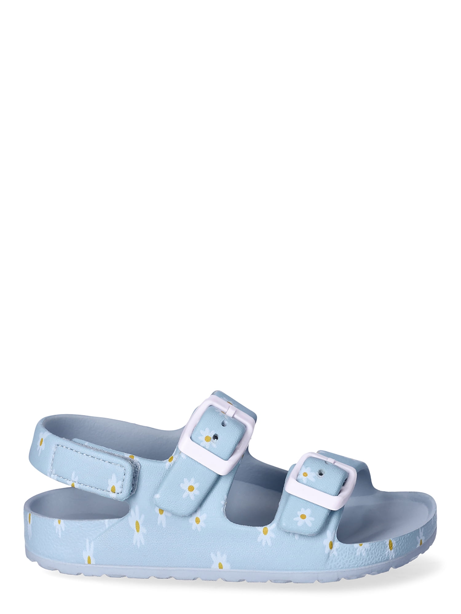 Wonder Nation Toddler Kids EVA Two Buckle Sandal, 2- Pack