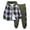 1#Army Green, variant on Byoo Toddler Boys Outfits Long Sleeve Patchwork Plaid Button Down Shirt Jogger Pants Set