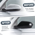 thumbnail image 2 of Cubierta de espejo retrovisor lateral para conductor y pasajero, reemplazo para Audi A6 S6 RS6 C7, par en negro brillante, 2 of 5