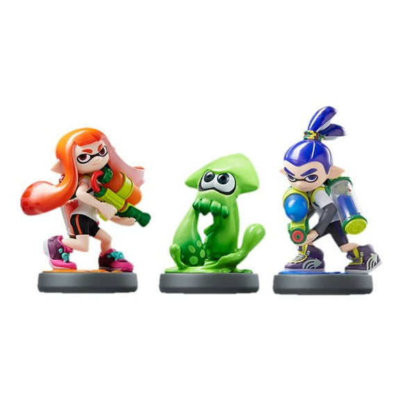 Nintendo amiibo Inkling Girl / Squid / Boy - Splatoon - additional video game figure kit for game console - for New Nintendo 3DS, New Nintendo 3DS XL; Nintendo Switch; Nintendo Wii U