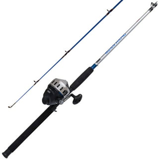 Zebco 808 Spincast Reel and Fishing Rod Combo, 7-Foot Durable Z-Glass Rod  with Extended EVA Rod Handle, Quickset Anti-Reverse with Bite Alert,  Pre-spooled with 20-Pound Cajun Fishing Line, Black