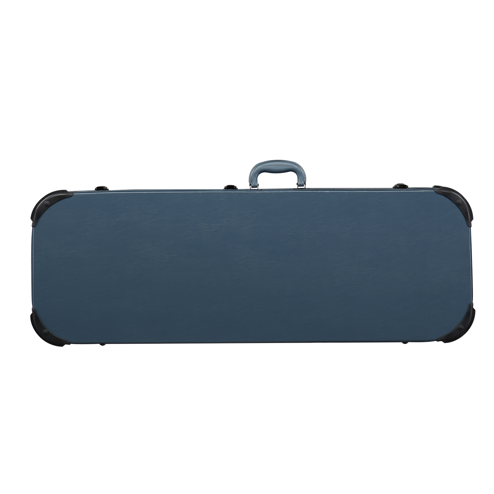 Electric Guitar Square PU Hard Case with Protective Sleeve Fits ST TL Burning fire 170 Style Electric Guitar, Blue