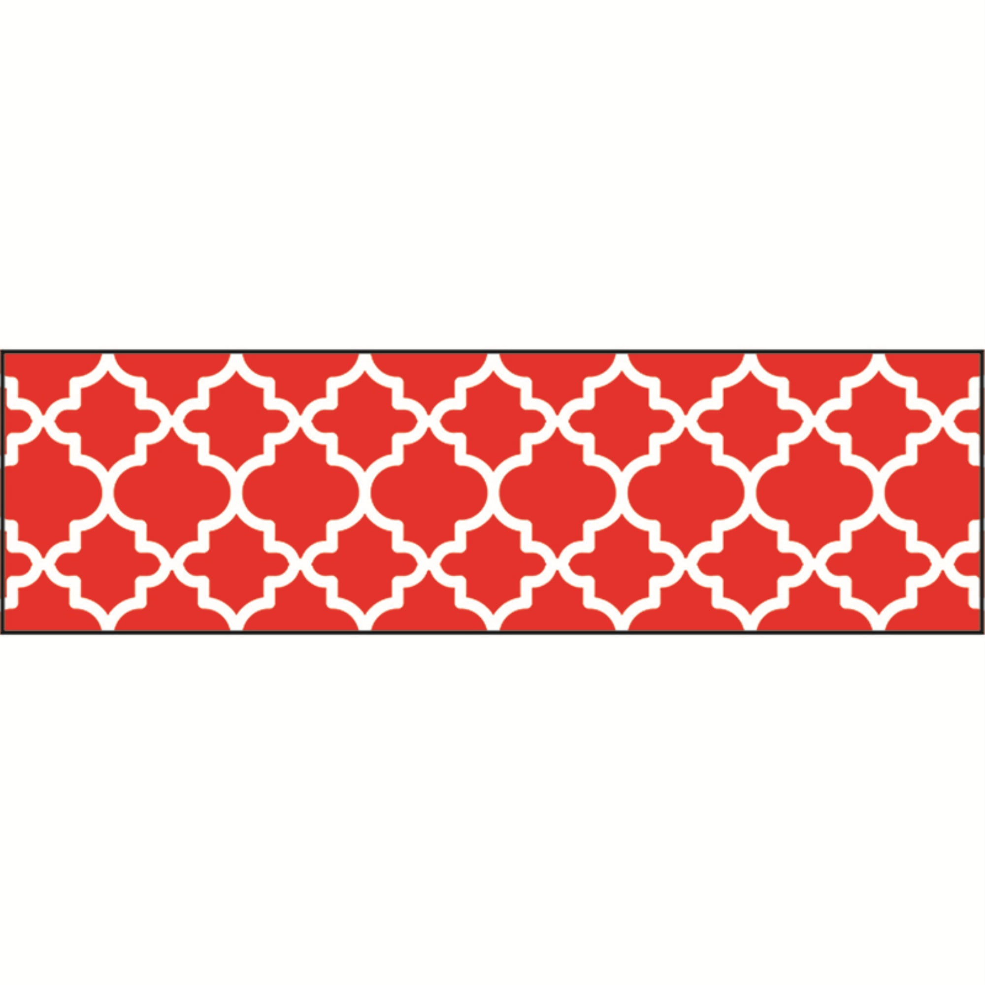 Moroccan Red Bolder Borders, 35.75'