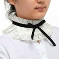 thumbnail image 2 of Lolita Neck Collar Elizabethan Ruff Gothic Lace Neck Ruff Collar, 2 of 5