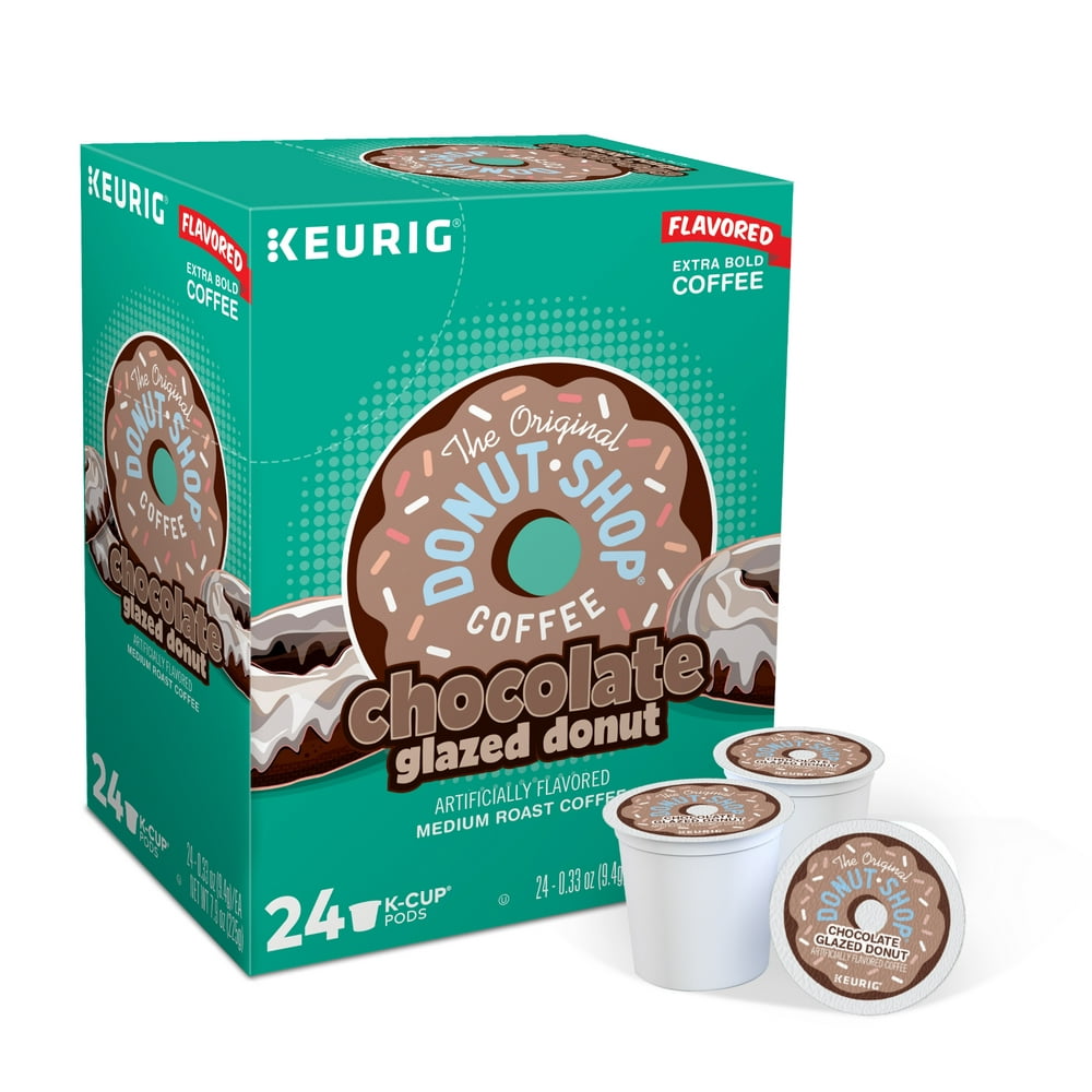 The Original Donut Shop Chocolate Glazed Donut Flavored KCup Coffee