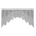 thumbnail image 1 of Heritage Lace Floret 68-Inch Wide by 32-Inch Drop Swag Pair, Ecru, 1 of 4