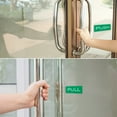 thumbnail image 6 of Uxcell Push Pull Door Sign Acrylic Self Adhesive Rectangle Sticker Green 8 Pack, 6 of 6