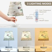 BZSMCE Table Lamp Creative Soft Blossom Elegance Pattern Simple Pattern Night Light
