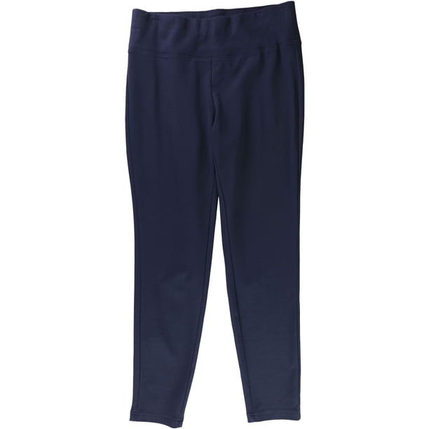INC Leggings casuales sin cordones para mujer, azul, 4