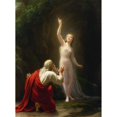 thumbnail image 2 of Fritz Zuber-Bühler 11x14 Black Ornate Wood Framed Double Matted Museum Art Print Titled: The Source, 2 of 5