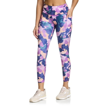 Save On Reebok Workout Plus! 7 Reebok Women's and Women's Plus Size High Rise Reflex 7/8 Legging, Sizes XS-4X