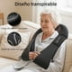 thumbnail image 3 of Masajeador Shiatsu para cuello y hombros - Masajeador de espalda con calor, almohada de masaje eléctrico con amasamiento profundo para cuello, espalda, hombros, pies y cuerpo., 3 of 9