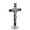 Silver, variant on 1Pc Crucifix Jesus Cross Statue Figurine for Car Home Chapel