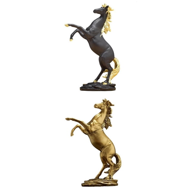2 Estatuas , Escultura de Resina, para , , Accesorios de TV para Vivir