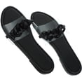 thumbnail image 2 of 1 par de sandalias planas elegantes y transparentes para verano, sandalias de playa, zapatillas para mujer, 2 of 7