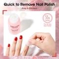 thumbnail image 5 of Gellen Nail Polish Remover, 180ML Non Acetone Gentle Nail Polish Remover for Regular Nail Polish, Berry Scent Nail Polish Remover with Easy Push-down Pump, 6.34 fl oz, 5 of 8