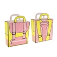 thumbnail image 5 of Unique Bargains Cartoon Backpack Shape Gift Bags 6 Pcs Pink, 5 of 5