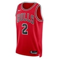 thumbnail image 2 of Unisex Nike Lonzo Ball Red Chicago Bulls Swingman Jersey - Icon Edition, 2 of 3