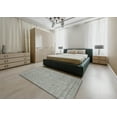 thumbnail image 4 of Ahgly Company Indoor Rectangle Contemporary Dark Gray Abstract Area Rugs, 2' x 4', 4 of 6