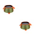 thumbnail image 3 of Sonducket cubo de pesca plegable poliéster contenedor de agua Verde 2Conjunto, 3 of 6