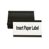 Bi-silque MasterVision Black Magnetic Data Cards