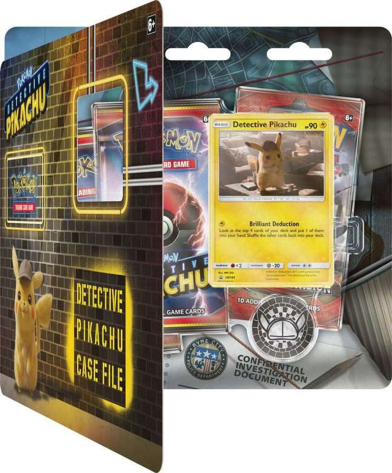 Pokemon Detective Pikachu Special Case File TCG: 3 Booster Pack +