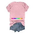thumbnail image 3 of Women Summer Tops Summer Tops For Women 2025 Crew Neck Short Sleeve Plus Size Dressy Casual Shirts Blouses Trendy Wrap Long Fall Big Tee Shirts for Scrub Undershirts Long Sleeve Stretchy Light Pink L, 3 of 8