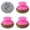 A*1+Purple*3, variant on 2 Pcs Steel Wool Scrubber Pads for Cleaning Dishes, Pans, Pots, Ovens, Grills, Sinks - Stainless Steel Scrubbers for Kitchen