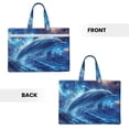 thumbnail image 2 of Pofeuu Beautiful Ocean Dolphin Print Laptop Bag Carrying - Computer Bag Laptop Case Shoulder Slim Work Travel, 2 of 8