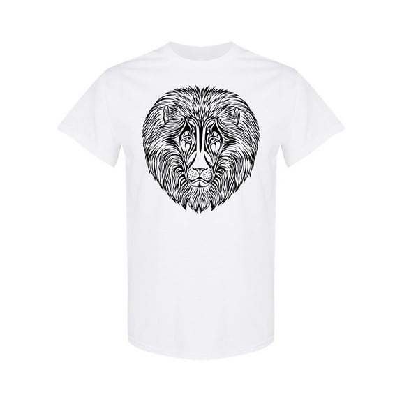 African Lion T-Shirt Men -Image by Shutterstock, Male 3X-Large
