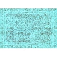 thumbnail image 1 of Ahgly Company Indoor Rectangle Abstract Light Blue Modern Area Rugs, 3' x 5', 1 of 4