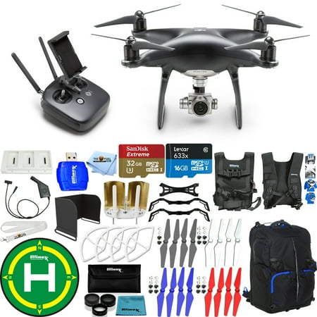 DJI Phantom 4 Pro Black Obsidian Edition Drone Bundle! W/ Pro Backpack + More