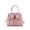 Blush, variant on LIKE DREAMS Royal Cross-Elegance Bow Satchel Vegan Leather Crossbody Bag - Taupe