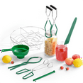 thumbnail image 3 of Ensemble de 7 Pcs d'Outils de Mise en Conserve, Autoclaves à Pression pour la Mise en Conserve, Pot de Mise en Conserve pour la Maison, Pince de Levage pour Mise en Conserve, Pot d'Entonnoirs de Mise en Conserve Rouge, 3 of 5