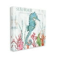thumbnail image 3 of Stupell Industries Seahorse on Rustic Plank Pattern Animals & Insects Painting Gallery Wrapped Canvas Print Wall Art, 30 x 30, 3 of 7