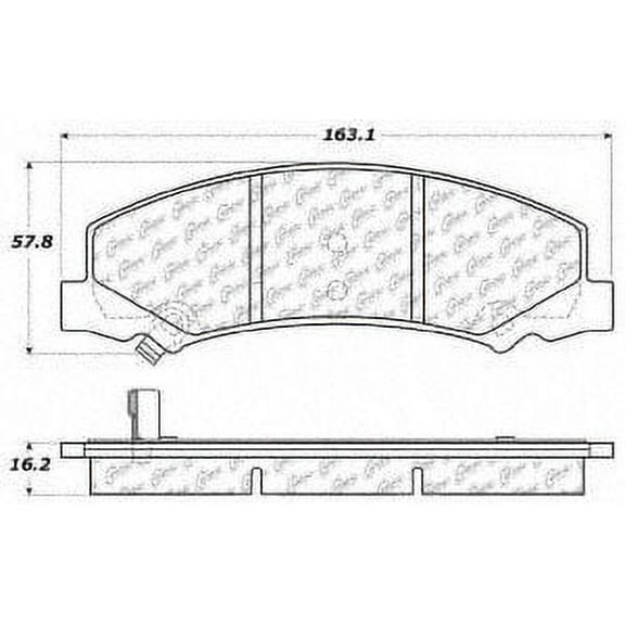 Centric Parts - Ceramic Pads