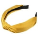 thumbnail image 5 of Seda Anudada Diadema, Pelo Diadema para Mujeres, Amarillo, 1.2 Pulgadas Ancho, 5 of 7