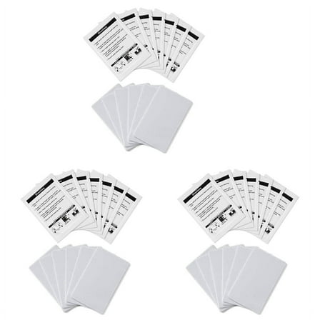 CR80 Cleaning Cards, Dual Side Card Reader Cleaner, POS Swipe Terminal Cleaning Cards -CR80 Card Chip Cleaner (30PCS)