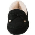 thumbnail image 4 of GLOBALWIN Women's Moccasins Shoes Winter Indoor Outdoor Faux Fur Lined Slippers Black 8M, 4 of 7