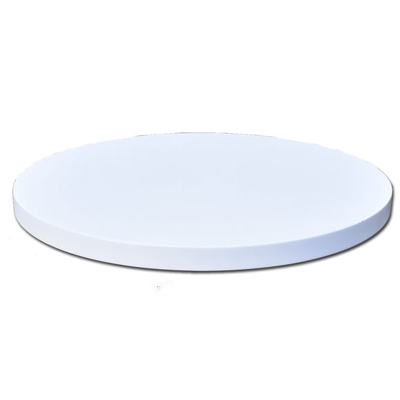 Charola Giratoria de madera Hogare Lazy susan 48 cm blanca